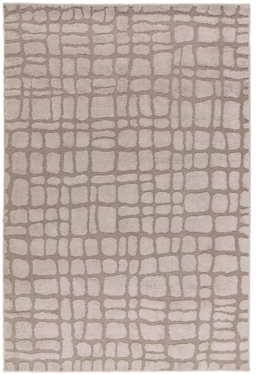 Dutch XXL Hoogpolig Vloerkleed | Tapijt | Lotus | Stenen | Beige, foto 2