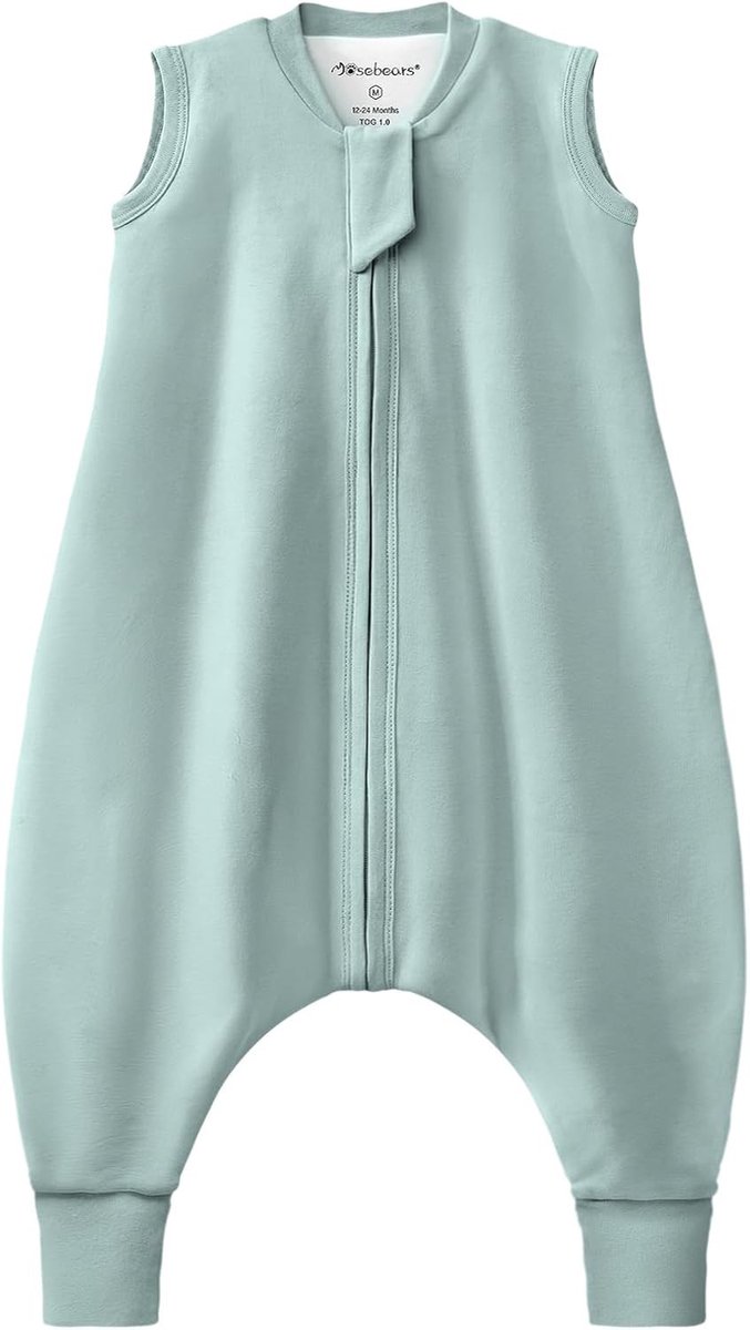 Ademende Katoenen Zomer Slaapzak voor Baby's en Peuters - 1.0 Tog, Geschikt voor Jongens en Meisjes, 95 cm (3-4 Jaar)