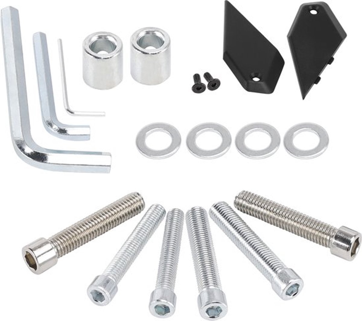 Motor Spiegel Paar - Geschikt Voor BMW R1250GS GSA - Universeel Accessoire - 1.45 kg Gewicht - 37x20x10 cm Afmeting