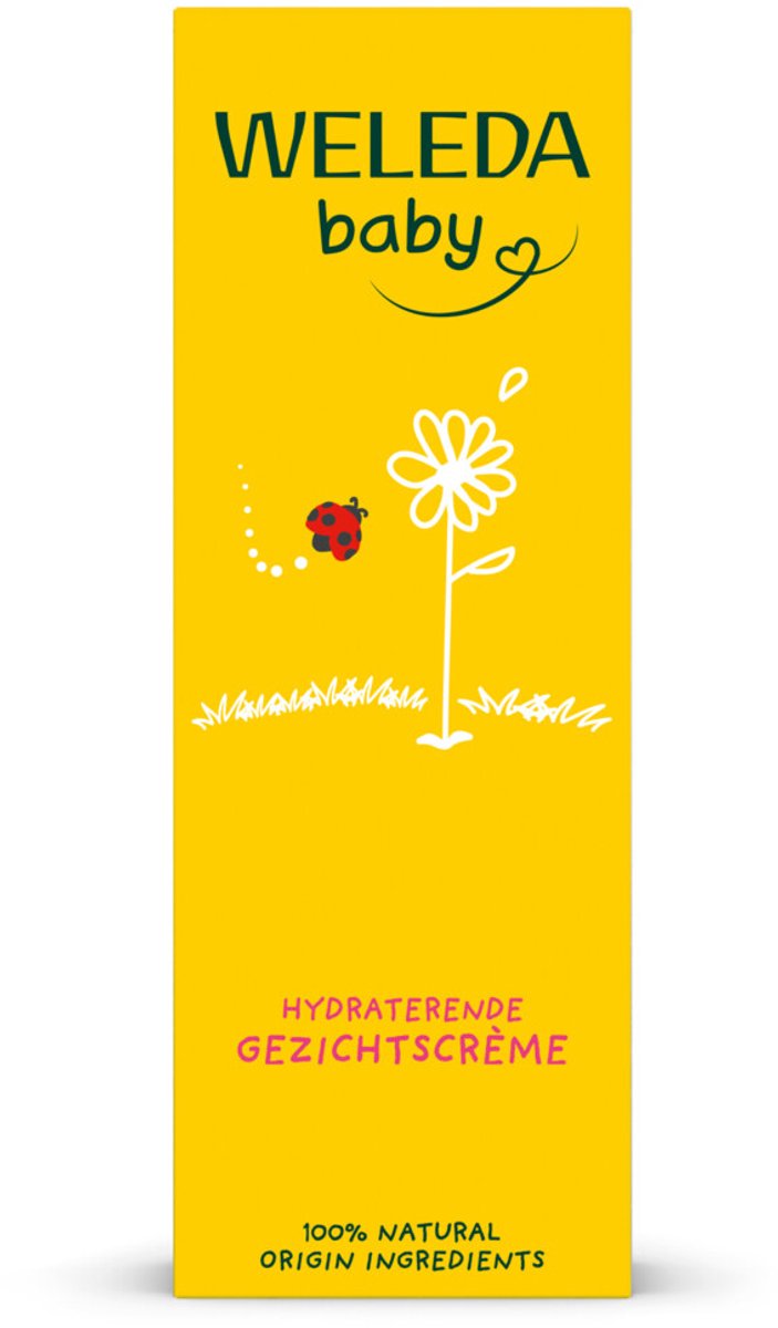 WELEDA - Baby Calendula Gezichtscrème - 3 x 50 ml - Voordeelverpakking