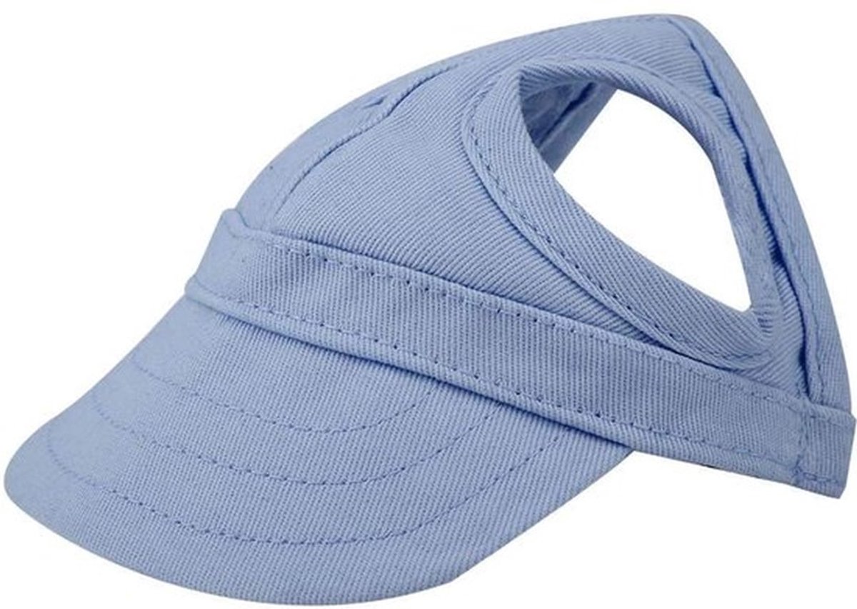 Pet baseball cap voor honden (S-Blauw)