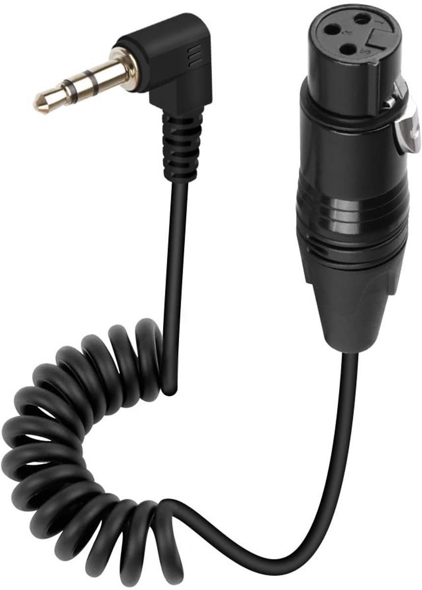 3.5mm naar Audio Kabel - 90 Graden Hoekverbinding