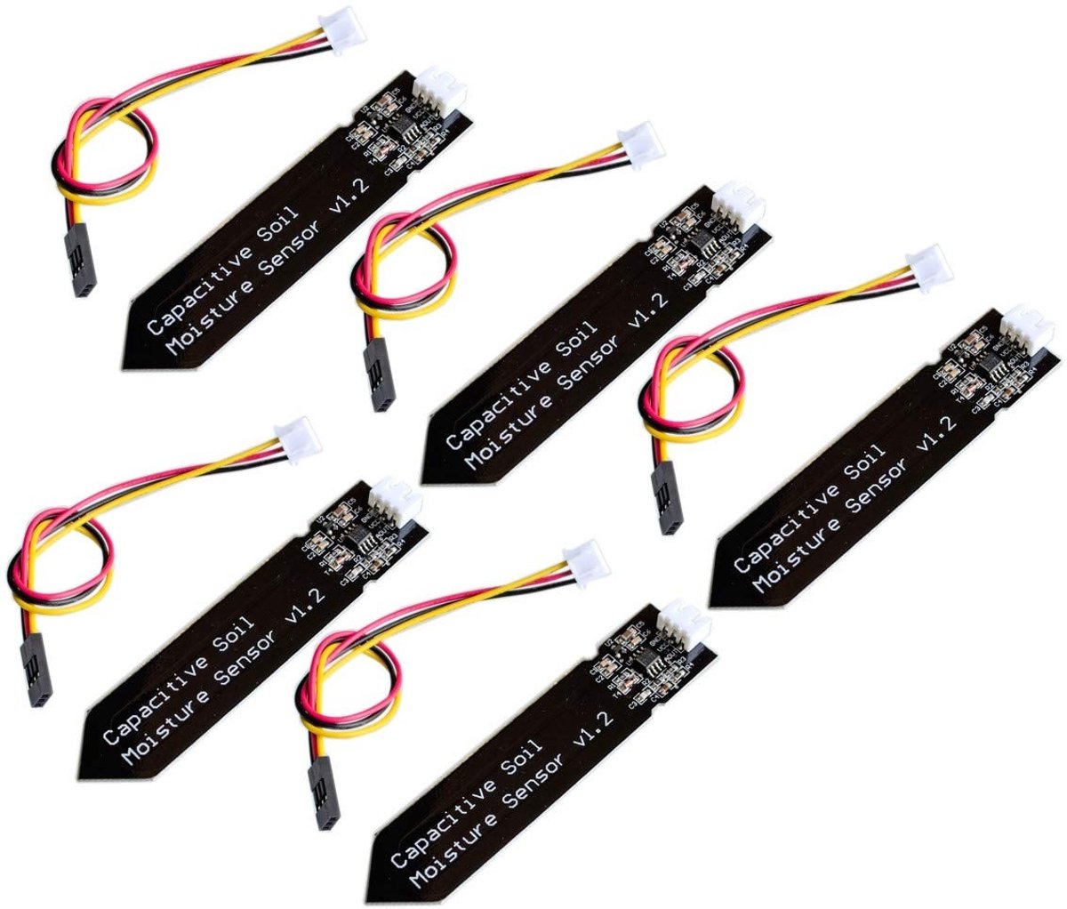 5x Capacitatieve Bodemvochtmeter - Corrosiebestendig