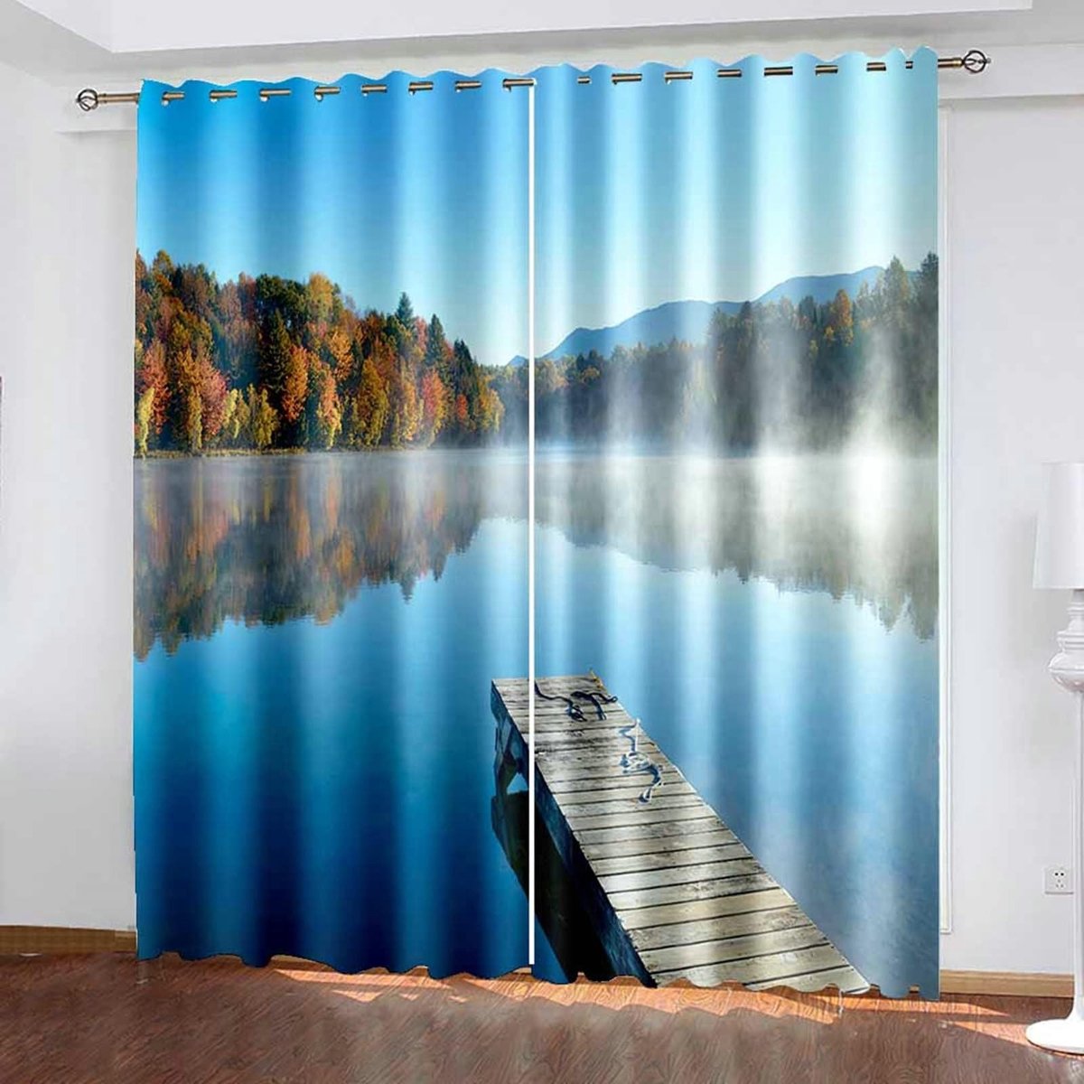 Raamgordijnen 2 Paneelsets - Verduisterend - 40x63 Inch