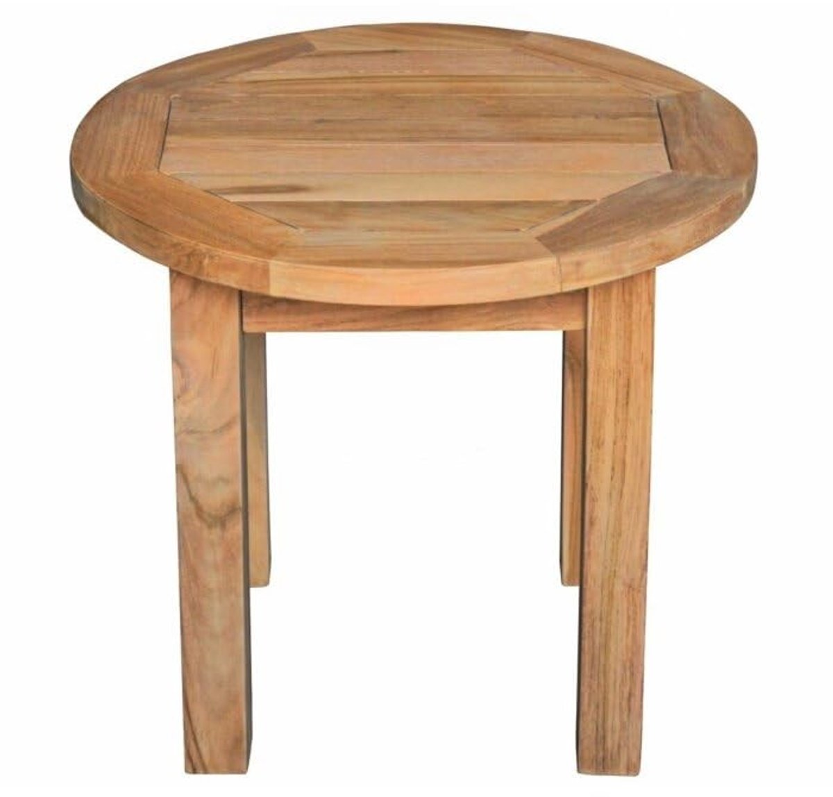 Tuin Salontafel - Rond Teakhout 50x50cm