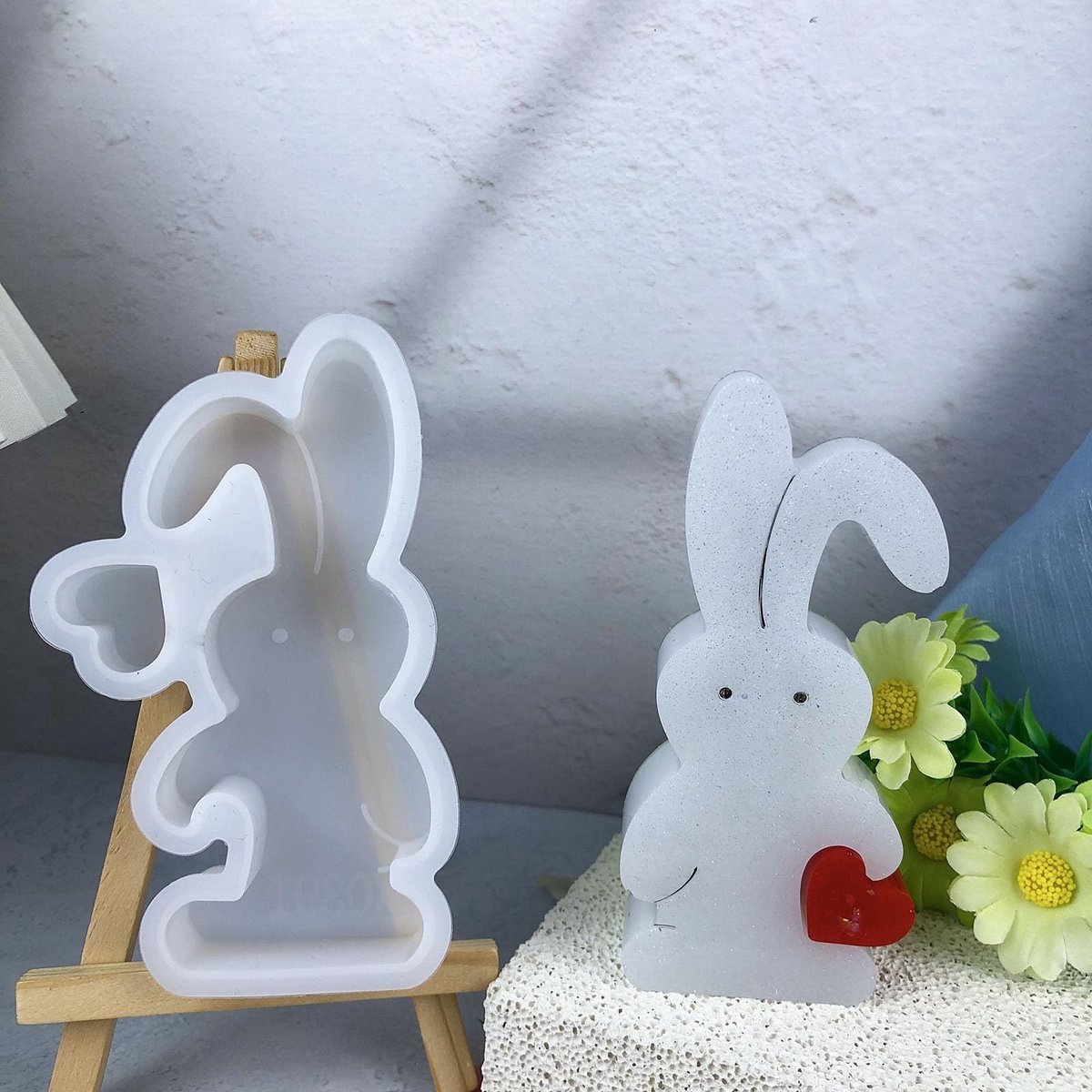 3D Siliconen Gietvormen - Set van 2 voor Paaskaarsen