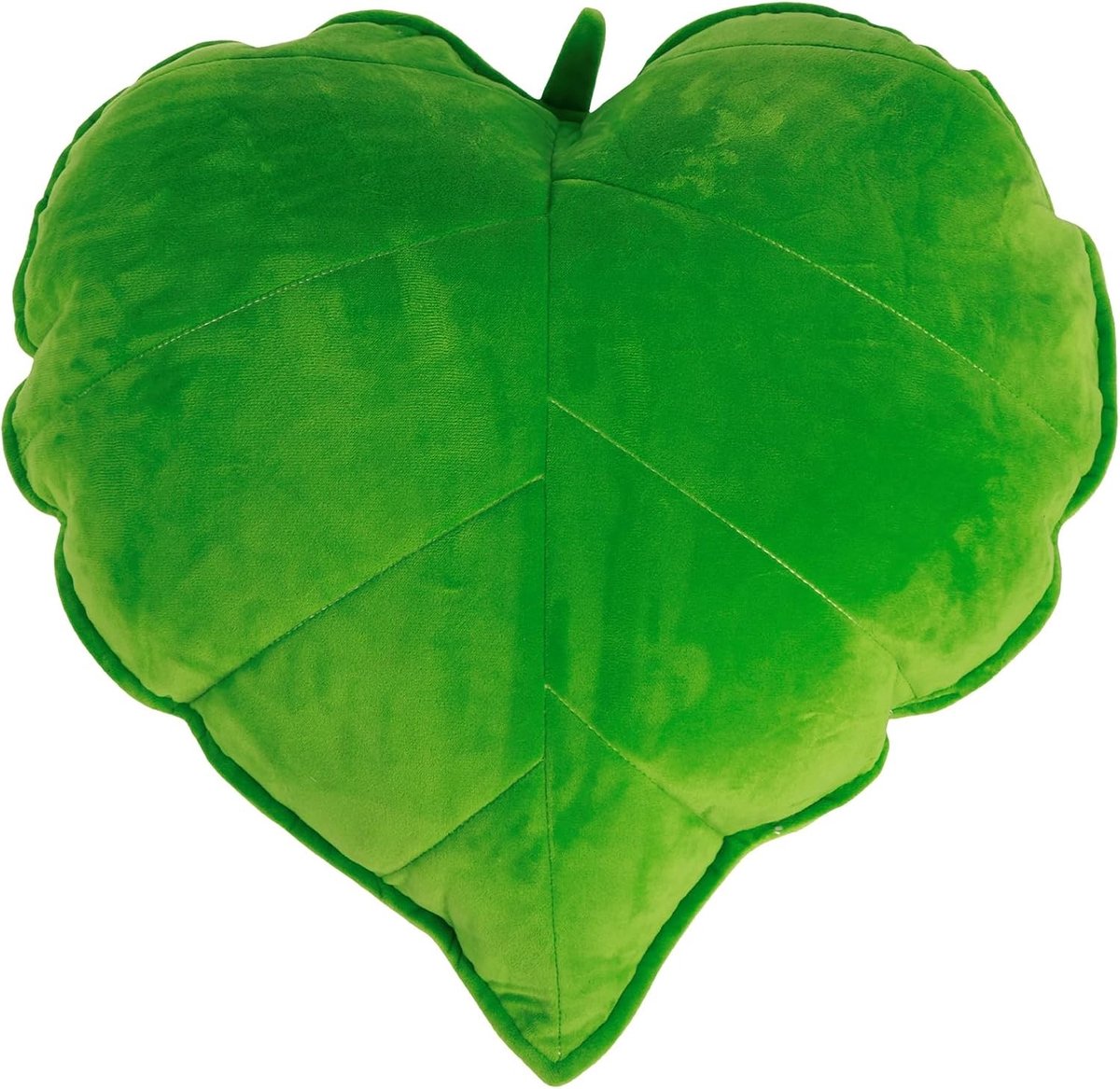 Decoratieve 3D Blad Kussen - Zacht Pluche Vorm Kussen voor Sofa en Woonkamer, Comfort en Stijl in Huis (Grasgroen)