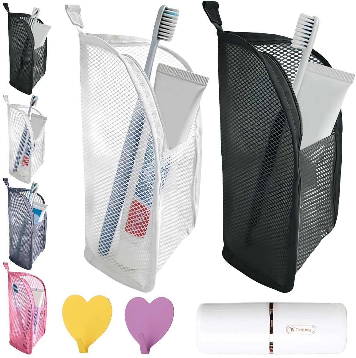 Staande Toilettas - Waterdichte Organizer - 2 Stuks