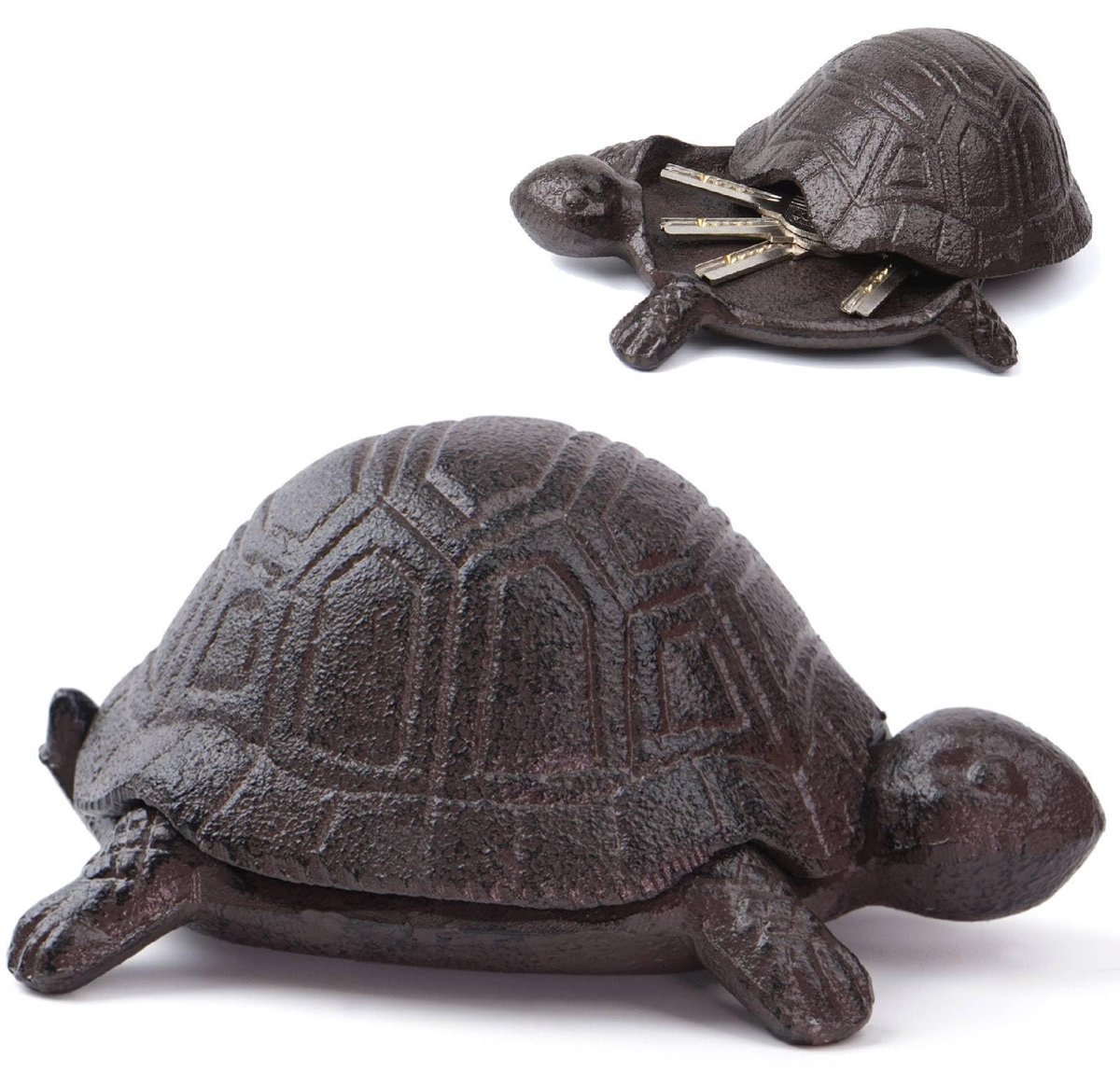 Sleutelverstopper - Schildpad van gietijzer - Tuindecoratie