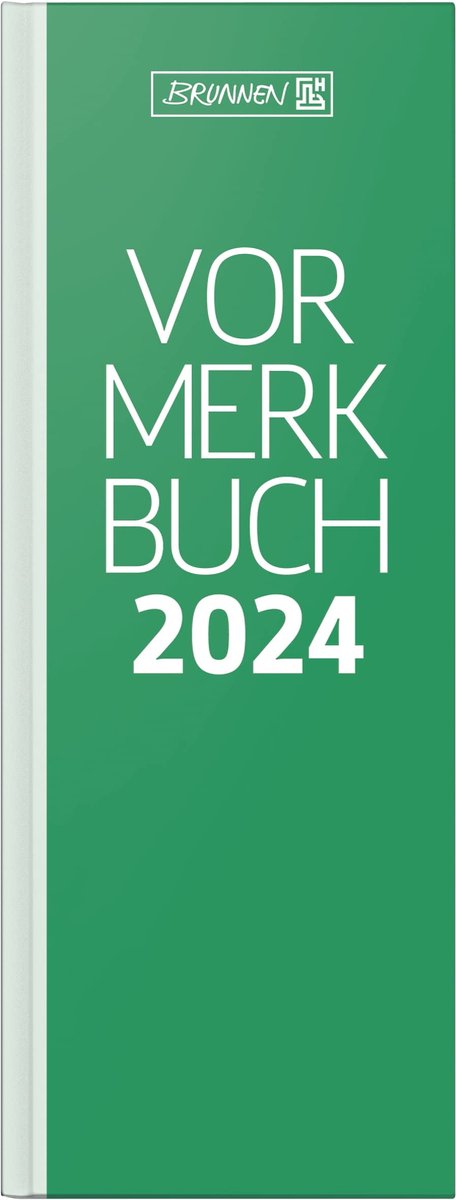 Dag kalender 2024 - 1 pagina per dag - 11 x 29,7 cm - Groen