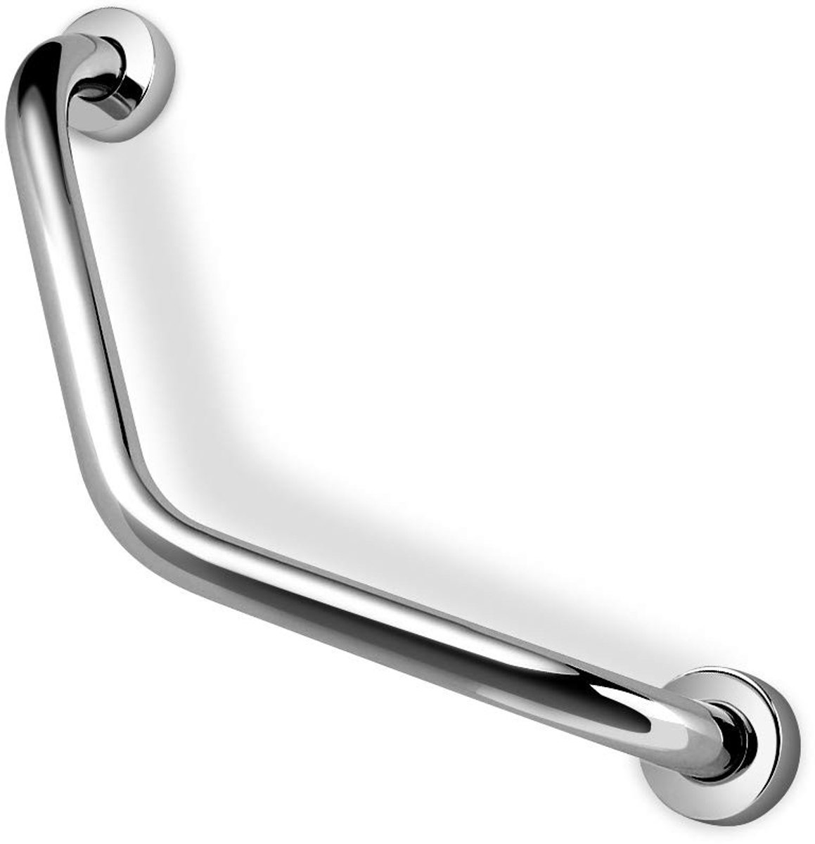 Roestvrijstalen Douchebeugel - Wandgemonteerde Antislip Handgreep 44,5 cm