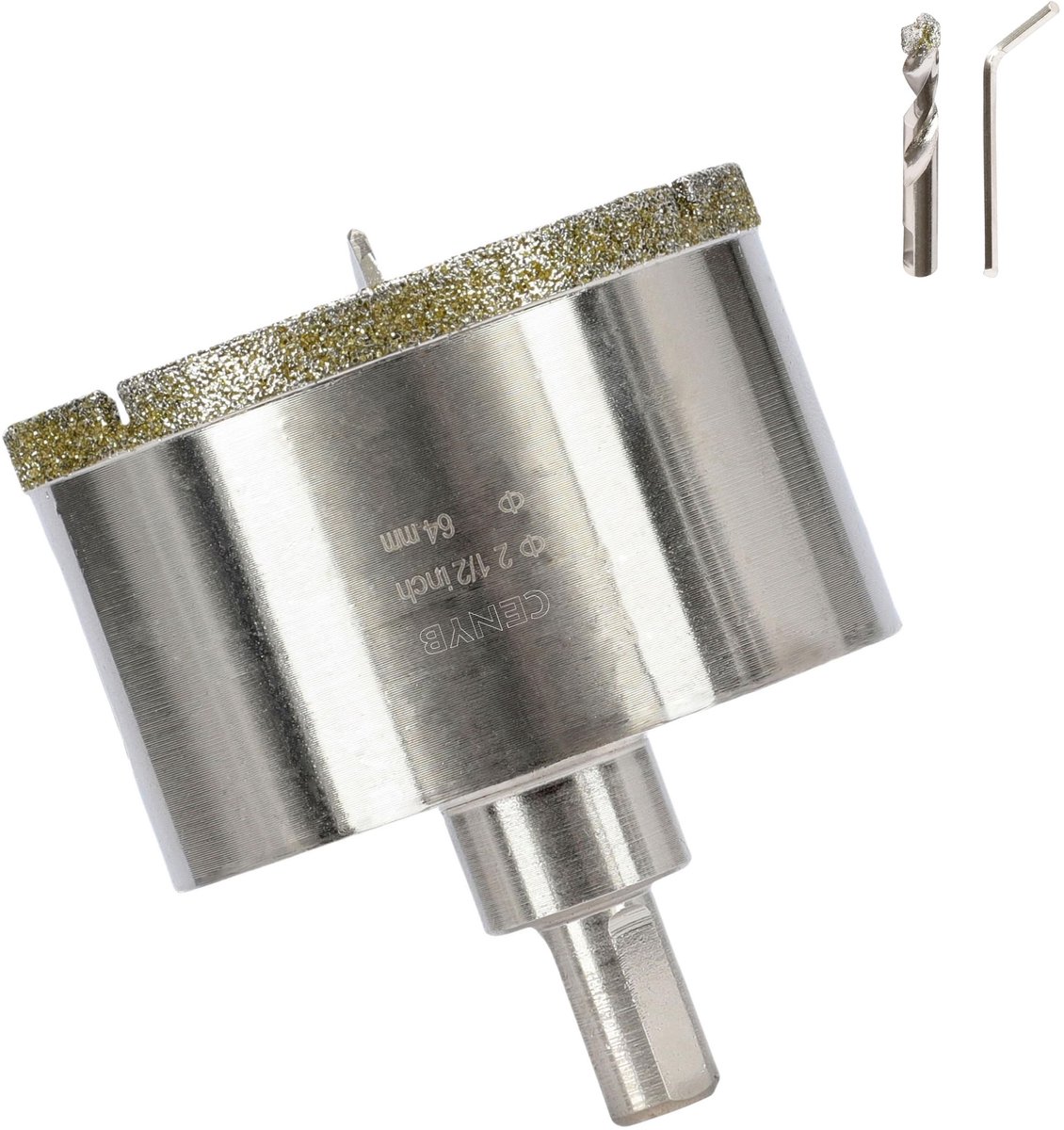 Diamant Boorset 64mm - Geschikt voor Keramiek en Glas