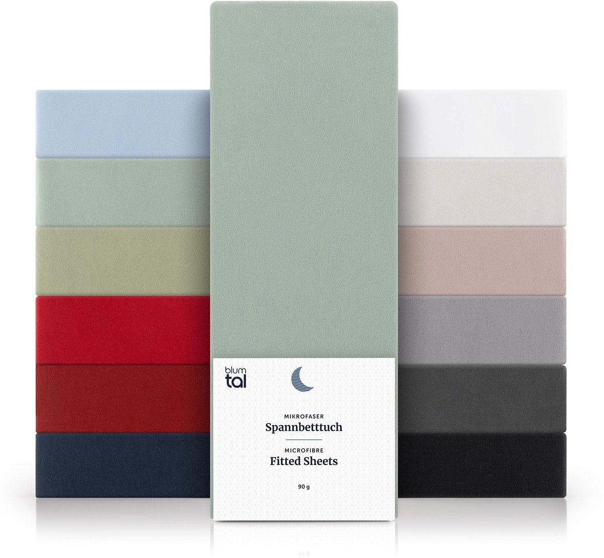 Hoeslaken Microvezel 140 x 200 cm - Oeko-Tex Gecertificeerd - Zomer Groen