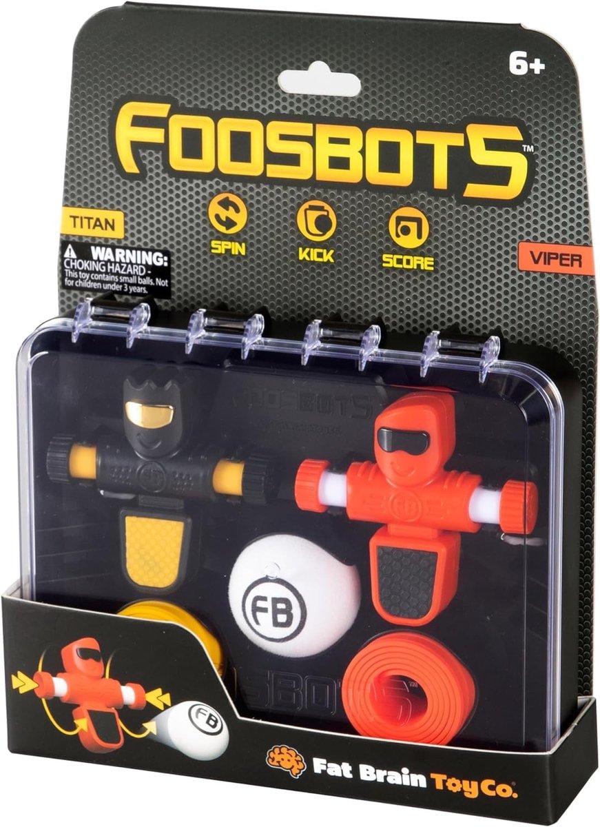 Foosbots Spelset - Voetbalthema - Voor 2 Spelers