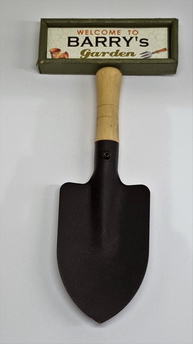 Solidchoice - Hangbord voor de Tuin met Persoonlijke Naam