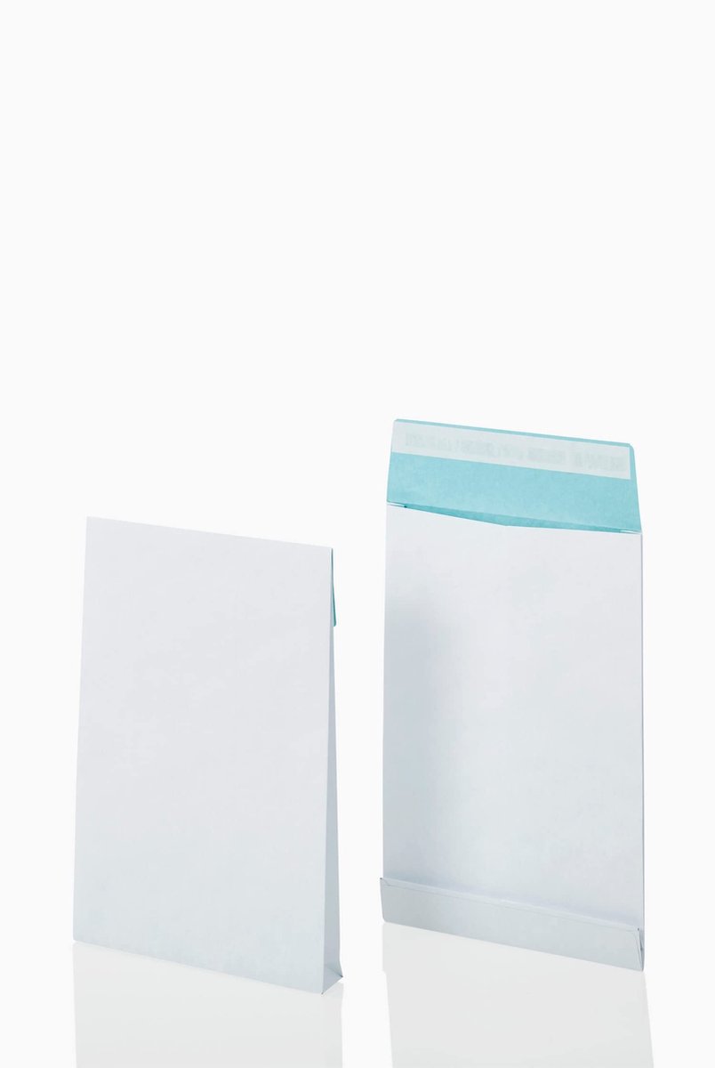 Solidchoice - BONG Vouwtas C4 met Zelfklevende Sluiting, 125 Stuks