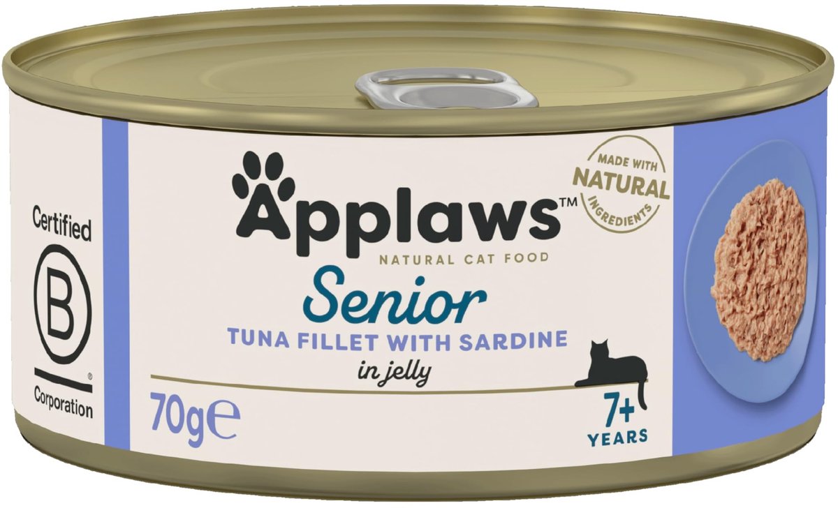 Solidchoice - Compleet Kattenvoer met Tonijn en Sardines in Gelei, 24 x 70g