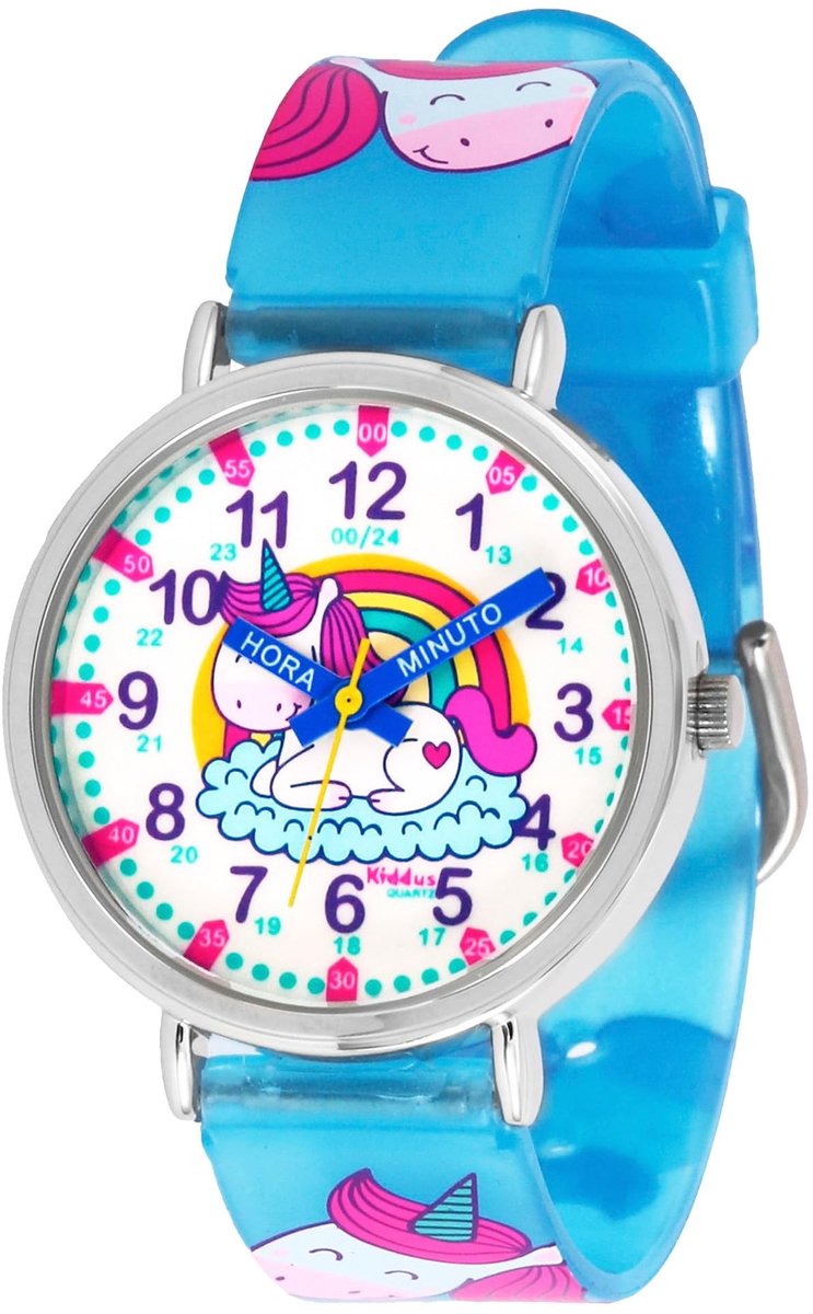 Solidchoice - Educatief Kinderen Horloge met Analoog Tijdsaanduiding