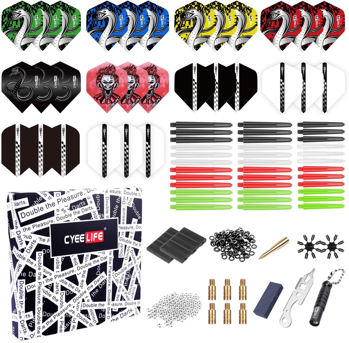 Solidchoice - Professionele Darts Accessoires Set met 180 Onderdelen