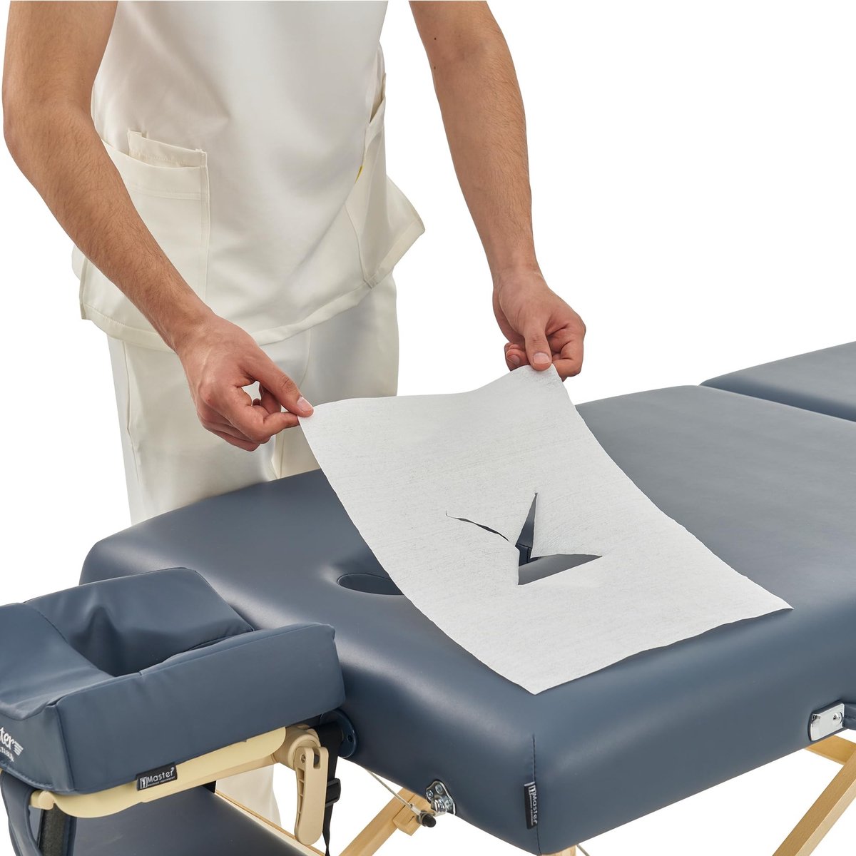 Solidchoice - Wegwerpkappen voor Massagebed, 100 Stuks