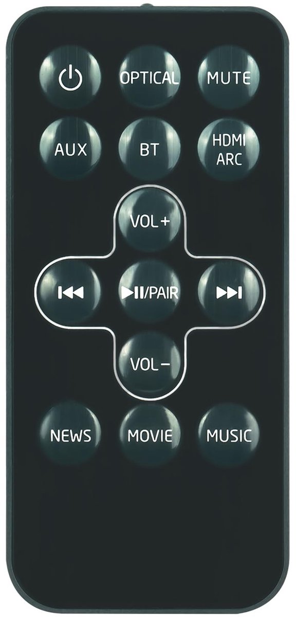 Solidchoice - Vervangende Afstandsbediening voor Soundbars