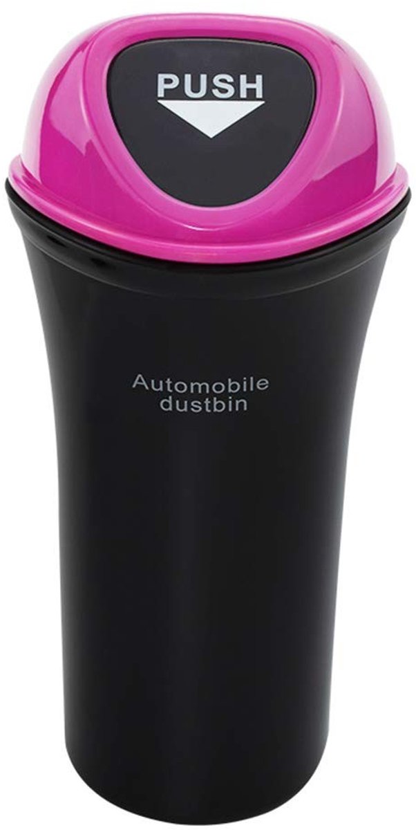 Solidchoice - Mini Auto Afvalbak voor Deur, Geschikt voor Diverse Auto's, Paars