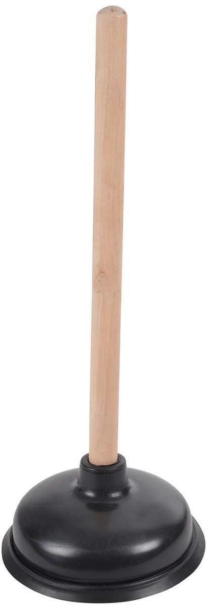 Solidchoice - Praktische Ontstopper met Houten Handvat