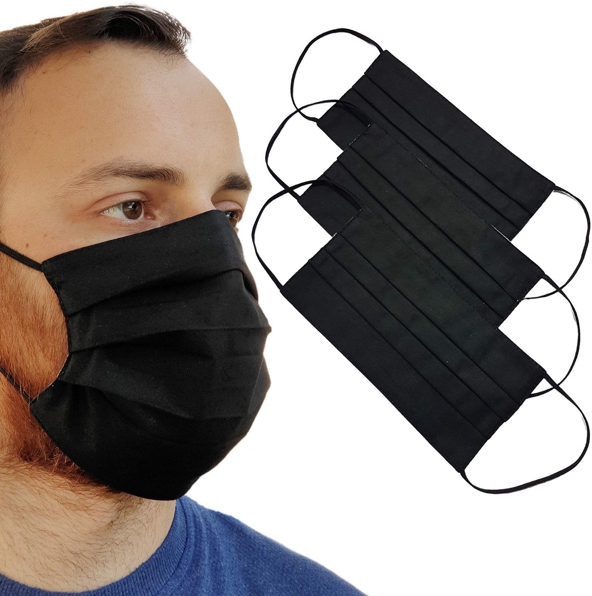 Solidchoice - Herbruikbare Gezichtsmaskers met Drievoudige Laag