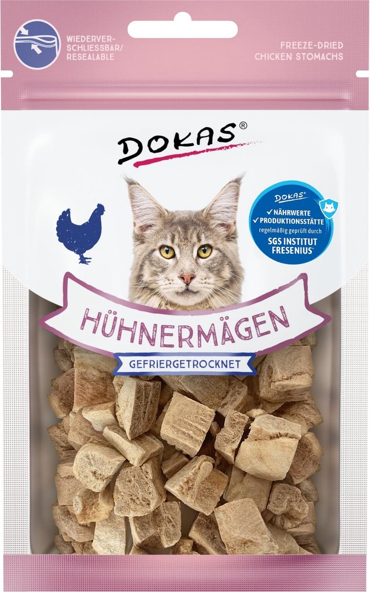 Solidchoice - Freeze-Dried Kippenmaaltijd Snacks voor Katten, 6 x 12 g