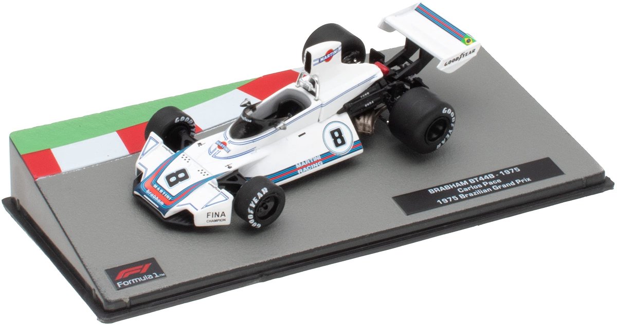 Solidchoice - Miniatuur Formule 1 Auto BRABHAM BT44B - Carlos Pace