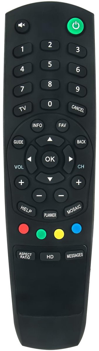 Vervangende Afstandsbediening voor Dolce Telekom TV