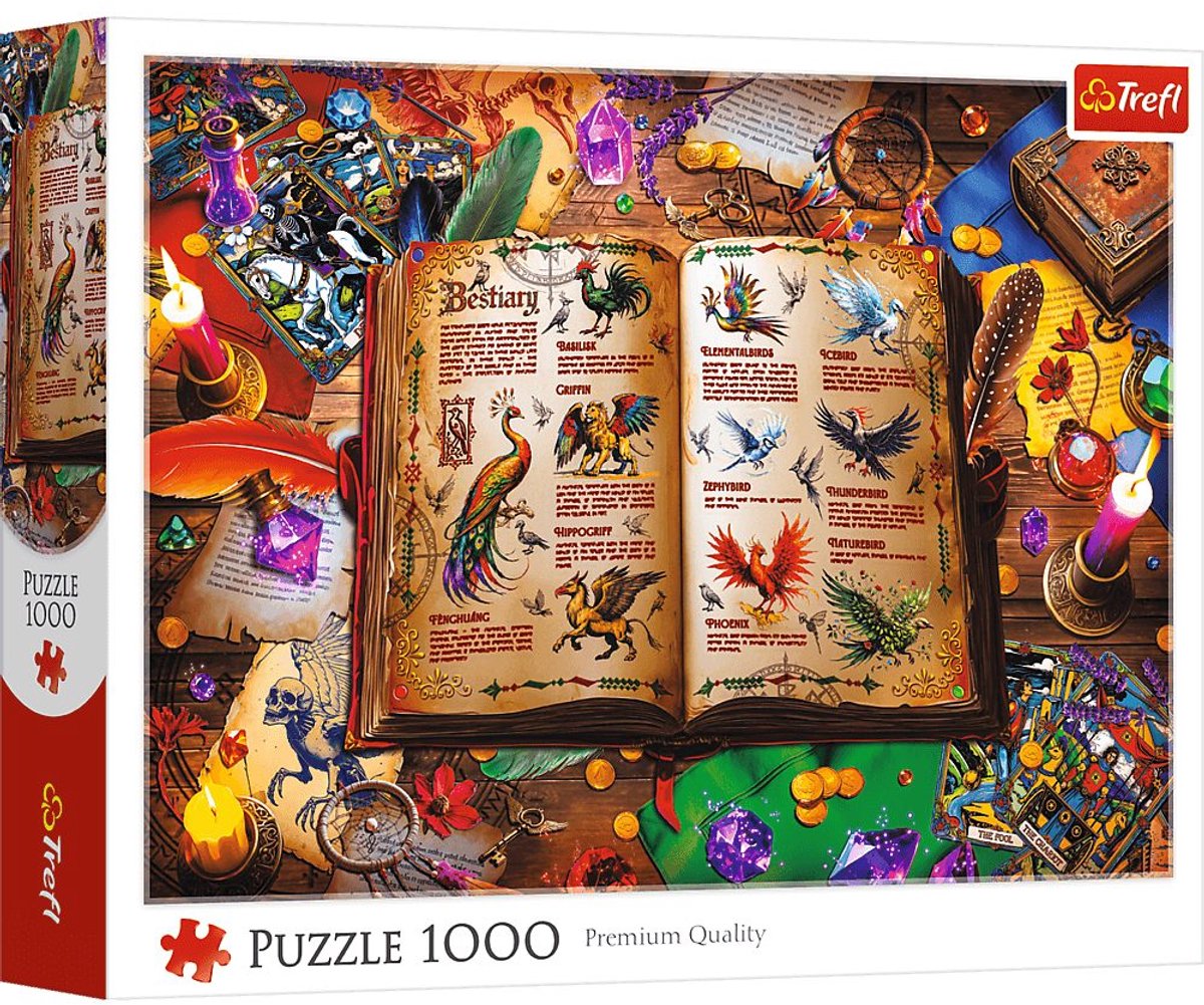 Puzzel 1000 Atlas van fantastische vogels 10980
