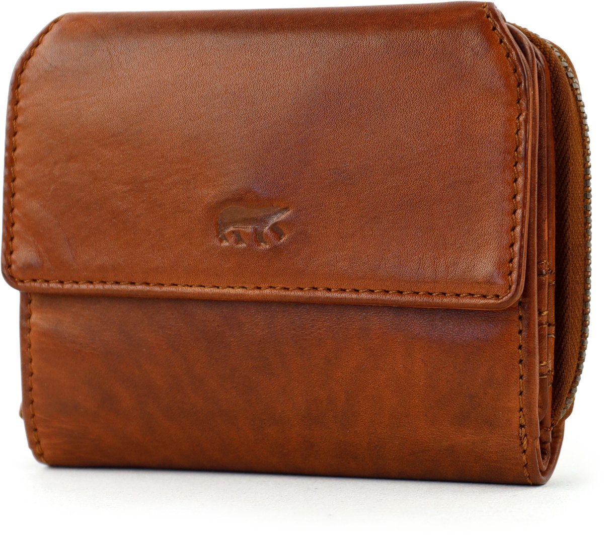 Bear Design Britt Dames Portemonnee Britt - Cognac