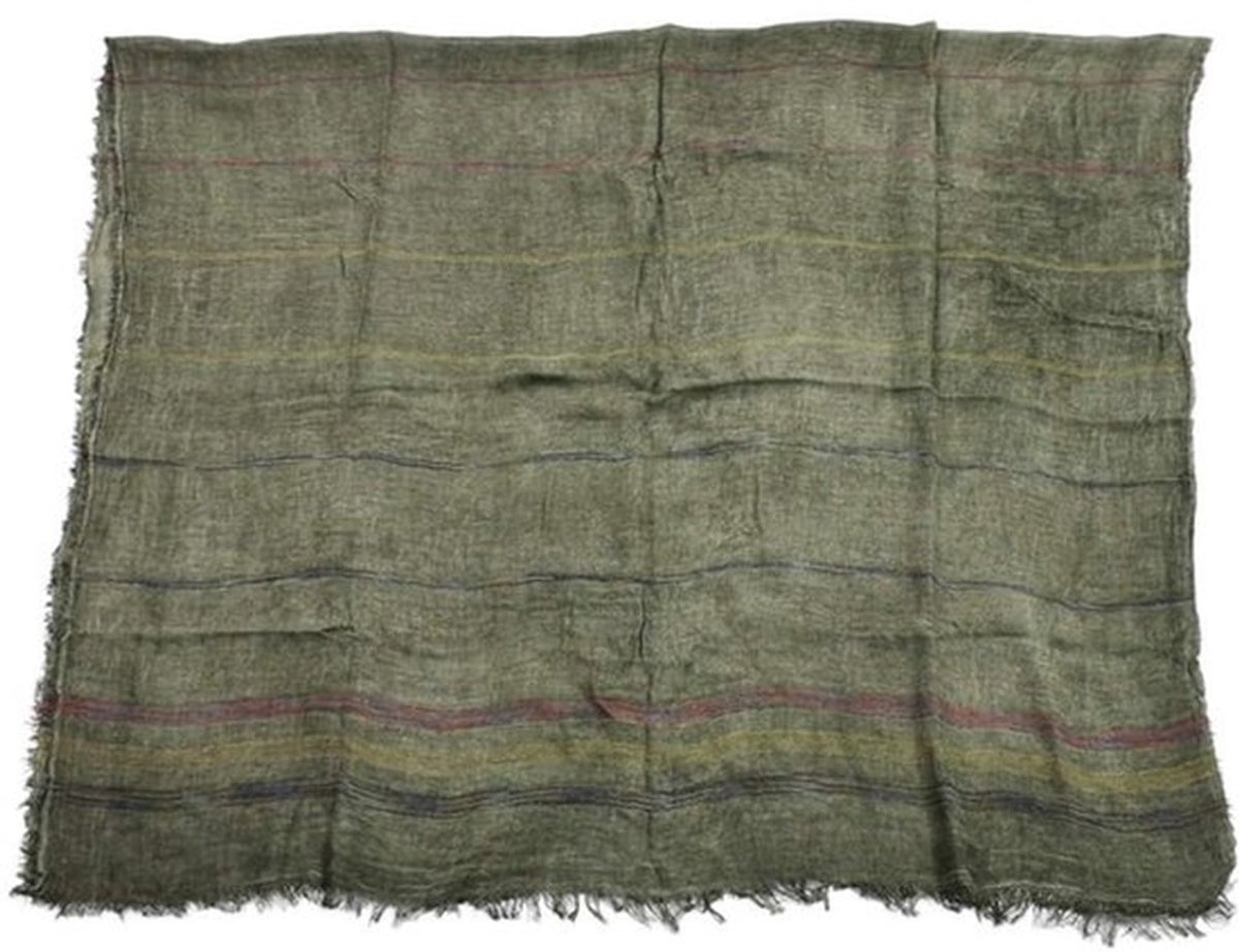 Sjaal Heren Warm - Katoenen/Linnen Sjaal - Lange Halssjaal - Zachte Sjaal - Accessoire Herfst/Winter - 190x90 cm - Sjaaltje