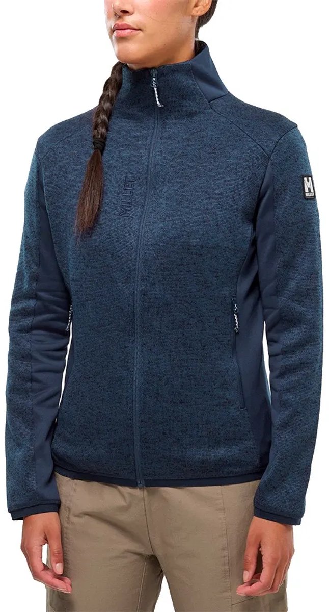 Millet Chamonix Knit Fleece Met Volledige Rits Blauw M Vrouw