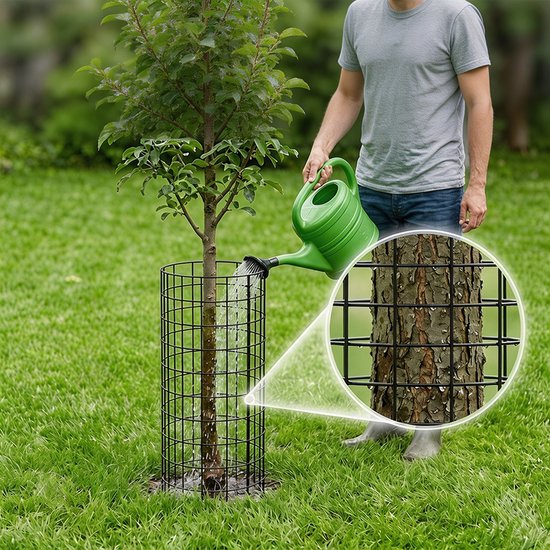 Plantenbeschermers, Metalen Plantenkooien, Dierbestendige Draad, Voor De Bescherming Van Binnen- en Buitenplanten. — afbeelding 4
