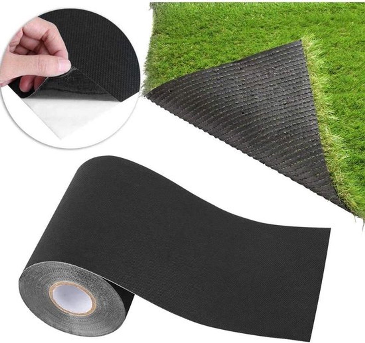 Dubbelzijdige tape - Kunstgras verbinden - Sterke hechting - 150 mm x 10 m - Voor tuin en terras - Milieuvriendelijk