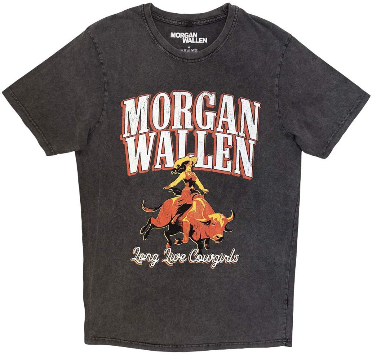Morgan Wallen - Long Live Cowgirls Heren Tshirt - M - Grijs