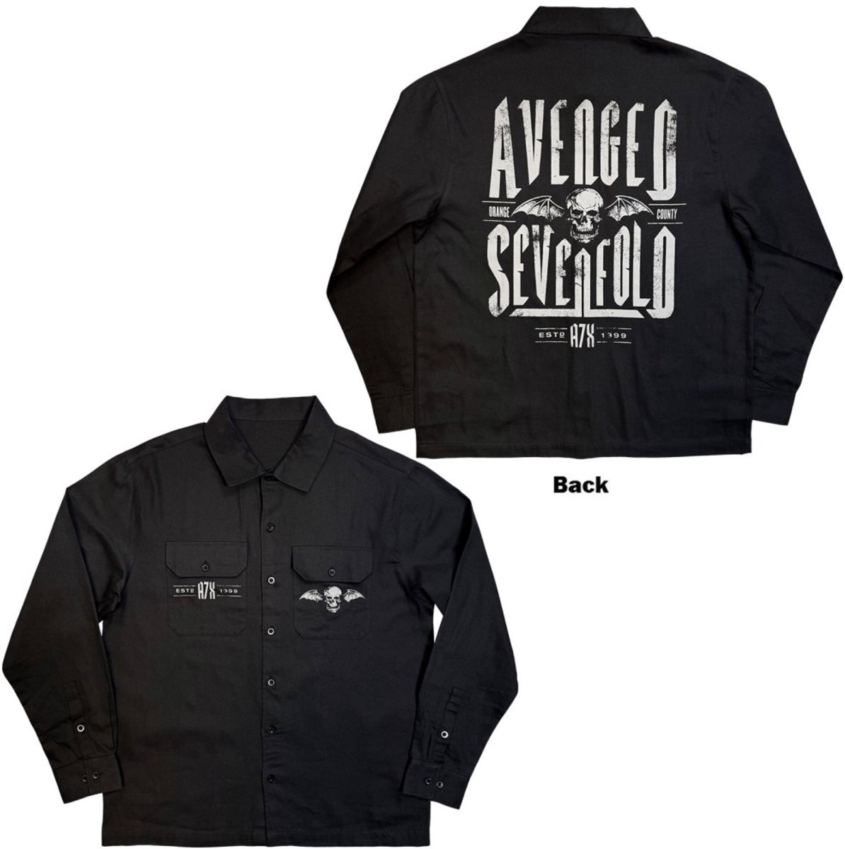 Avenged Sevenfold - Est. 1999 Shirt - 2XL - Zwart