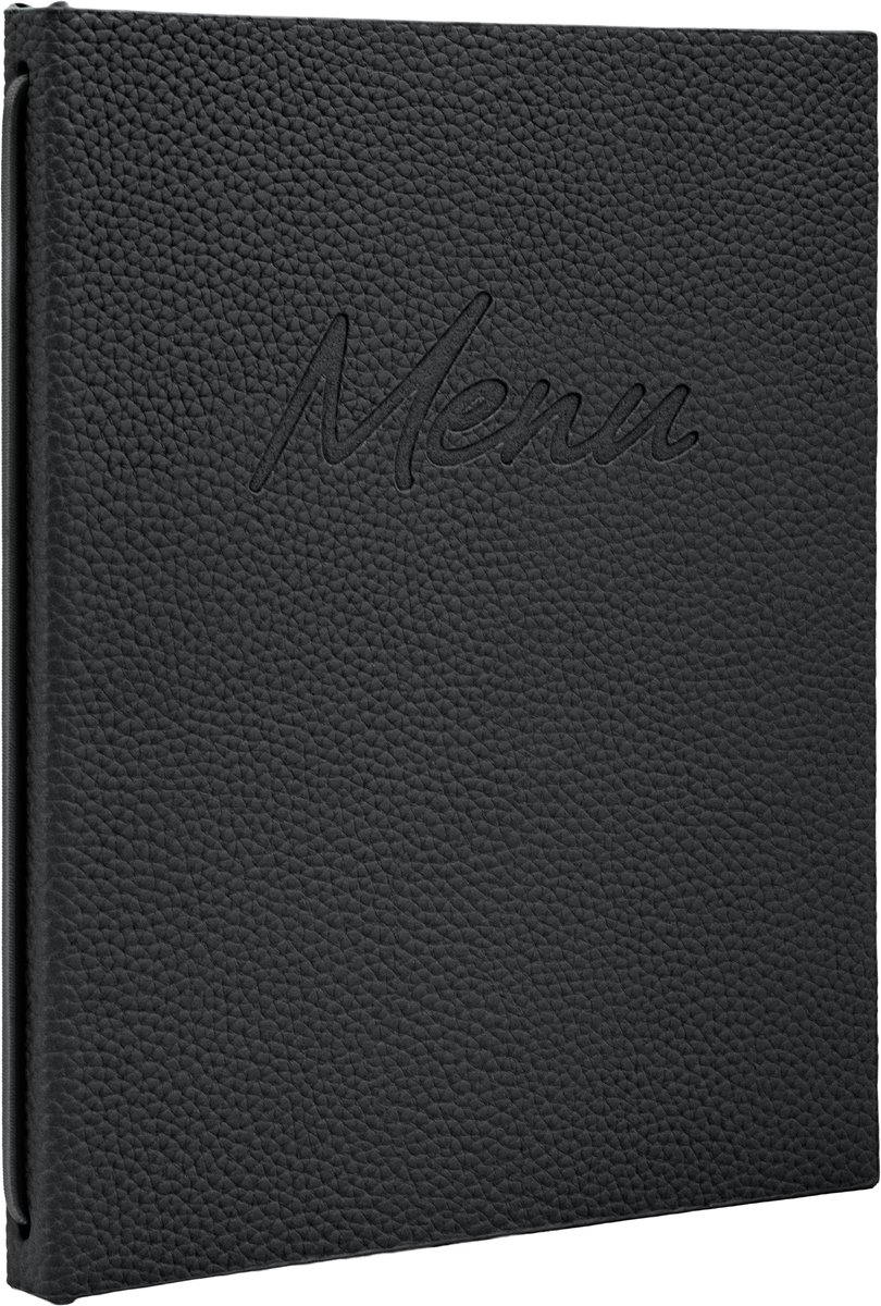 Securit® Signature Menukaart | Menukaart map A5 - zwart