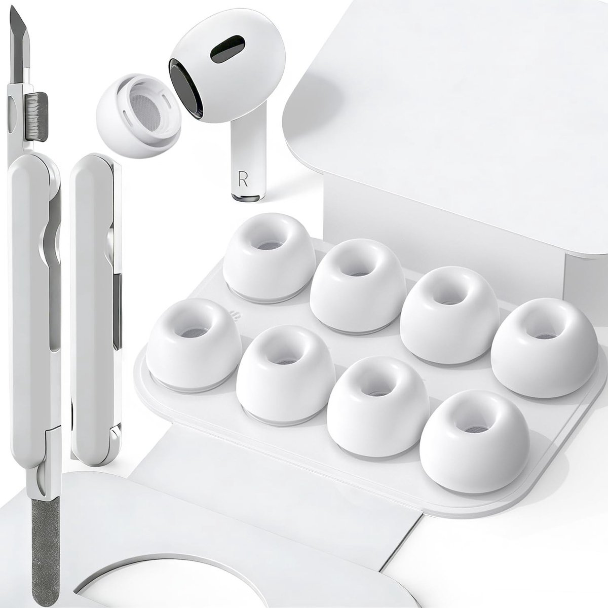 Solidchoice - Vervangende Oordopjes voor AirPods Pro (4 Stuks)