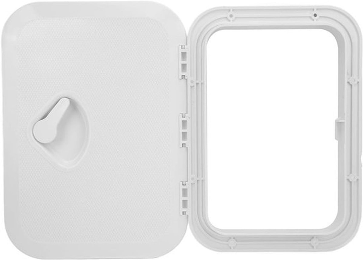 10-5/8 inch x 14-3/4 inch Marine Bootbrugklep van ABS en rubber, antislip en duurzaam met geïntegreerde handgreep