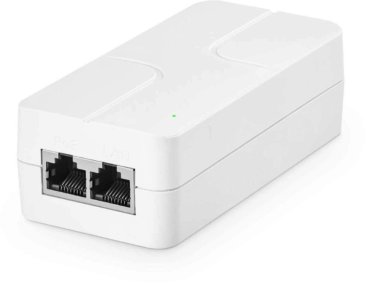 Solidchoice - Gigabit PoE Injector 15.4W voor Ethernet
