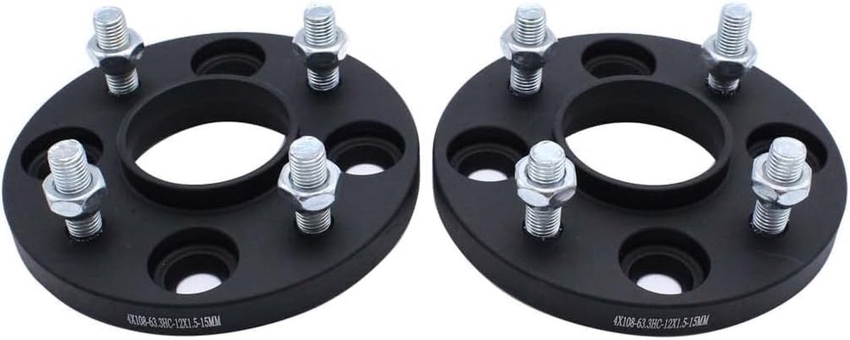 Solidchoice - 15mm Spacer Schijven met 8 Bevestigingsbouten voor Ford
