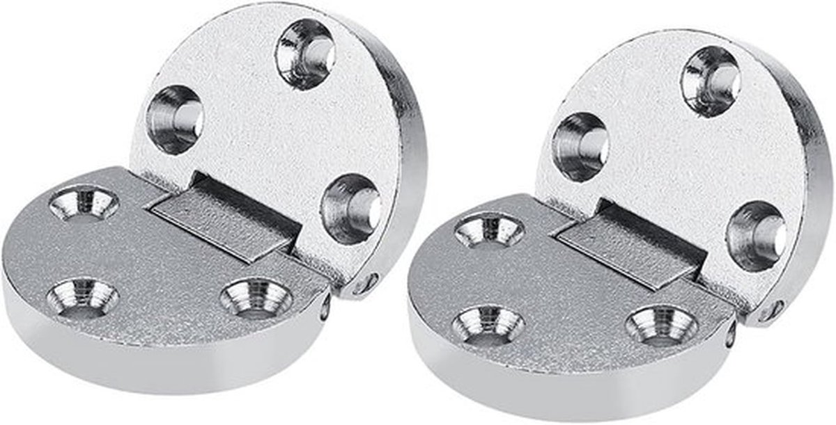 Tafelhinge Duurzaam - Scharnieren - Scharnier Reparatie Plaat - Scharniermal - Scharnier Boormal - 54x35x7mm