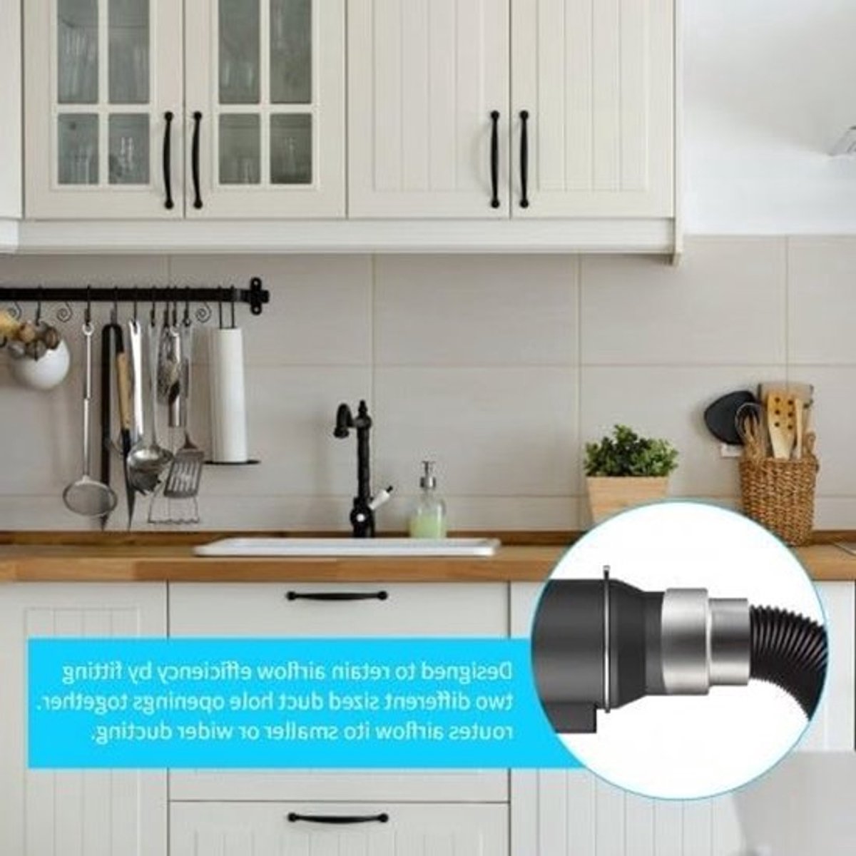 RVS rookpijp reducer voor schoorsteen, buisconnector voor vermindering van 110mm naar 100mm, ideaal voor kachels en ventilatie