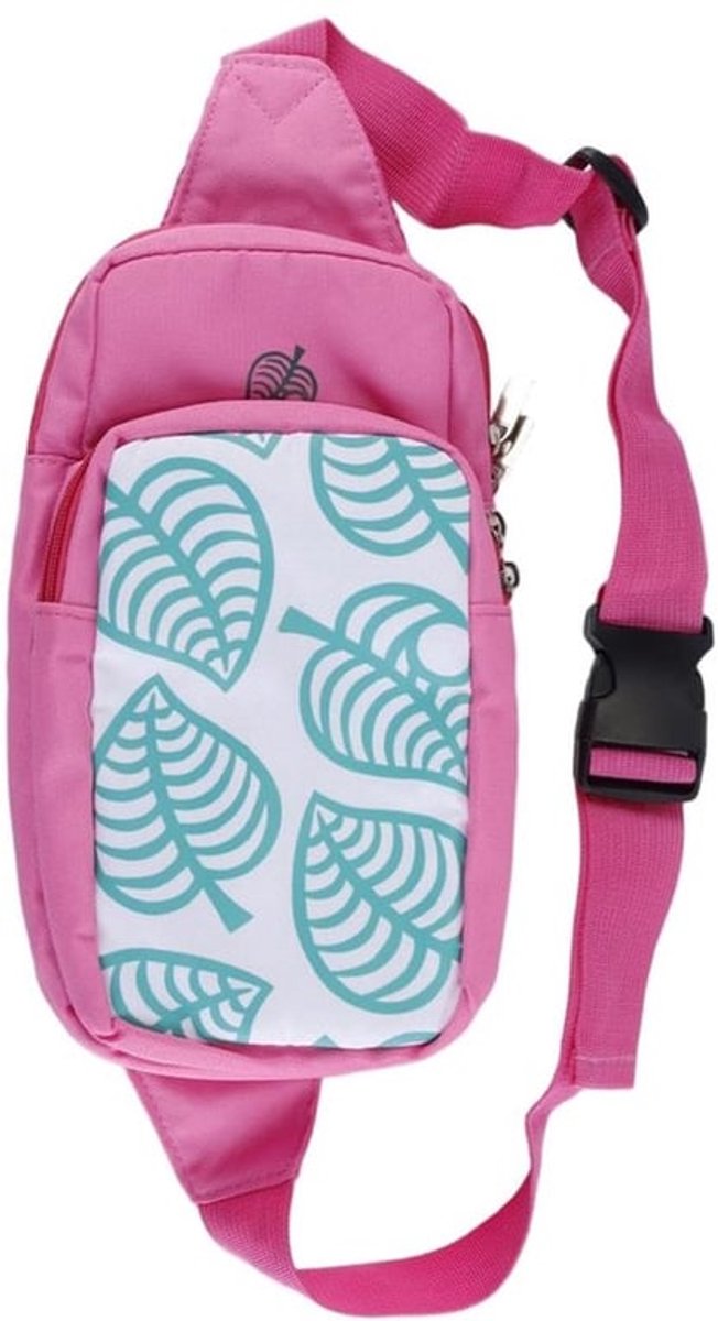 Transporttas voor Switch Accessoires in Roze met Schouderband