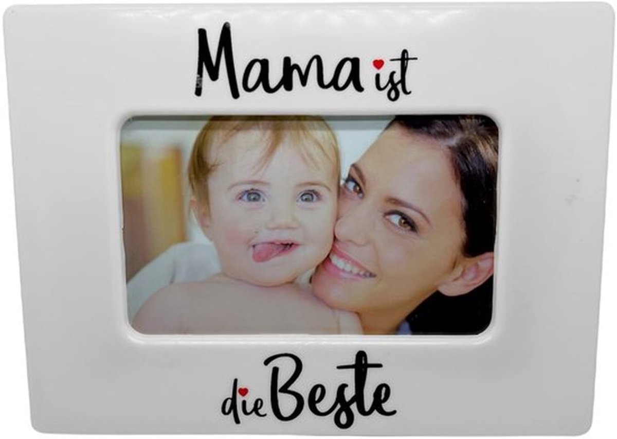 Fotolijst 13x8 cm - Kunststof - Opklapbare Standpoot - Totale Afmetingen 20x14,5 cm - Bescherming door Kijkvenster - Foto Lijst
