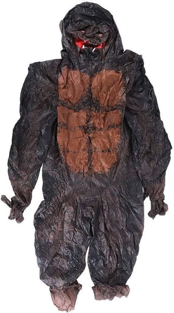 Opblaasbaar Gorilla Kostuum voor Volwassenen, Grappig Dierenkostuum met Luchtblazer voor Feestjes, Halloween en Festivals van Waterdicht Polyester