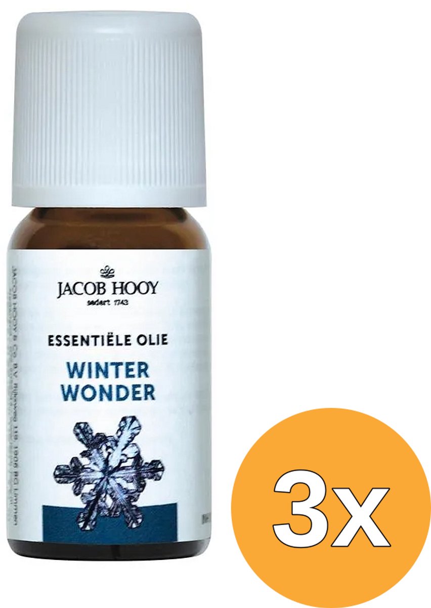 3x Jacob Hooy Winter wonder olie (10 ml)